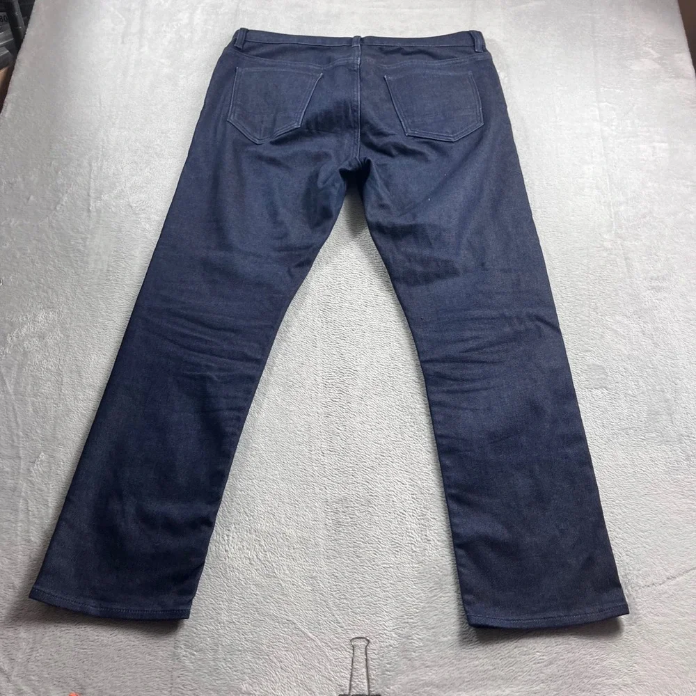 Banana Republic Traveler Slim Fit Jeans Mens 34x30 Dark Wash Indigo Blue